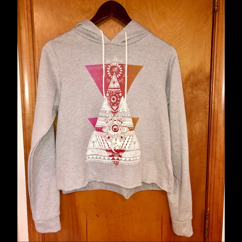 Full tilt crop hoodie